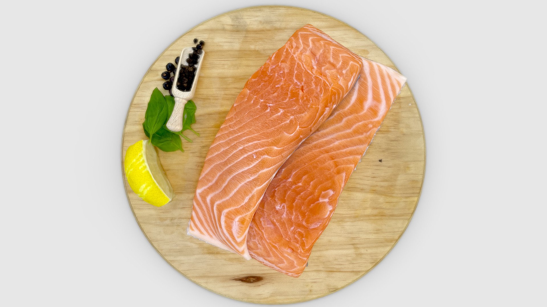 Norwegian wild salmon with juniper berries, black pepper, basil and lemon.




Explore the Food Metaverse in AR/VR on Zoltanfood.com

Join me at the   Virtual Bistro and tour the World Food Gallery

Want to show support? Become a patron on Patreon

Stay updated! Follow me on Instagram and  Twitter

3D High Quality Food for 3D, Augmented Reality, Mixed Reality, Virtual reality, Near-Life Reality  (High and Low poly) - Wild salmon from Norway - Buy Royalty Free 3D model by Zoltanfood 3d model