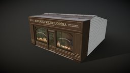 Boulangerie de lOpéra citiesskylines, lowpoly