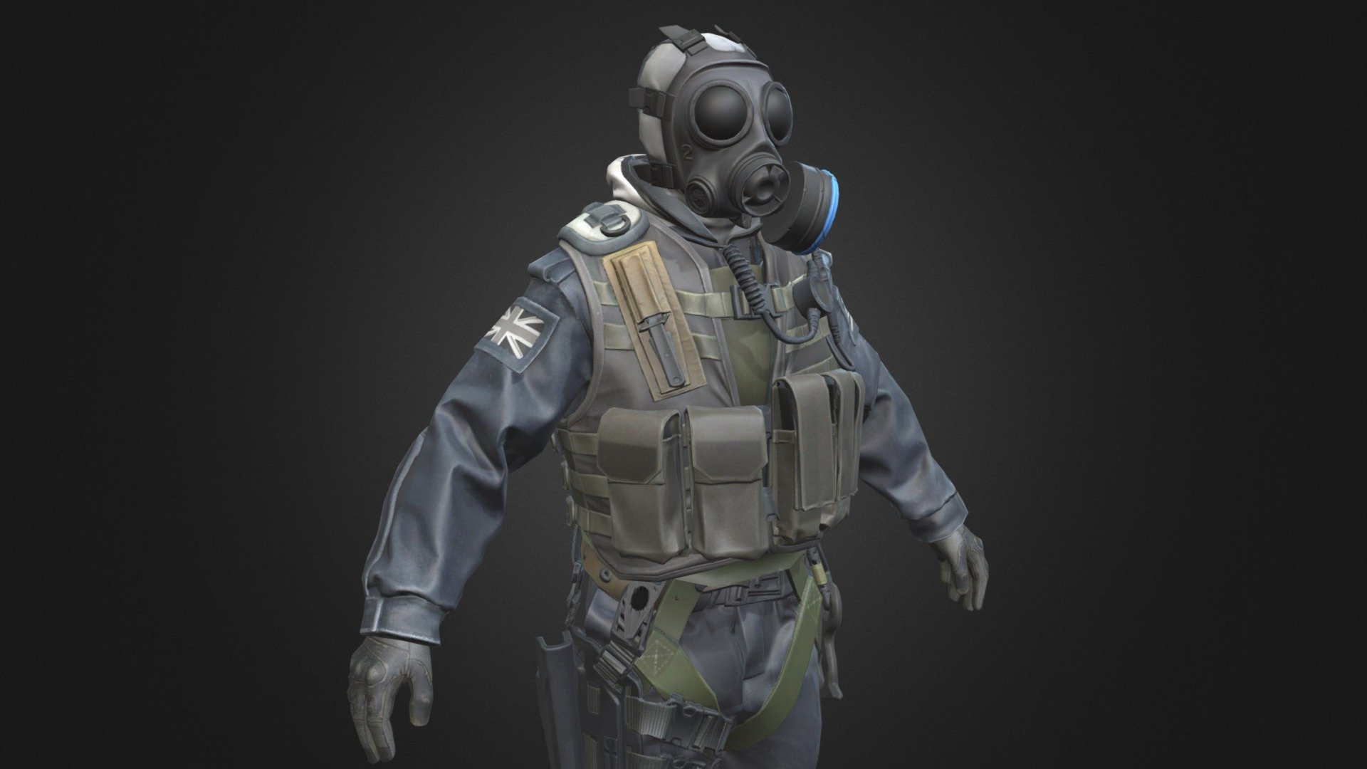 csgo character .fbx - csgo character Ctm SAS - 3D model by ErhanMatur 3d model