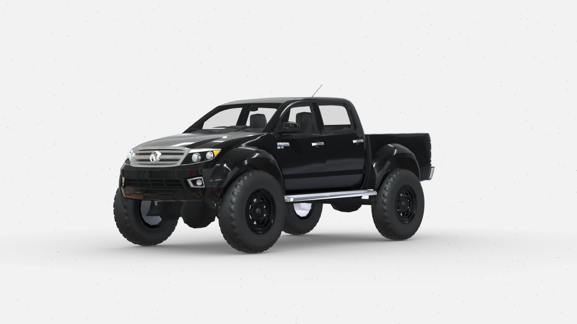 The Karin Everon is a rugged and versatile off-road vehicle featured in the popular video game Grand Theft Auto Online. This 3D model accurately replicates the distinctive design and details of the Everon, making it an excellent addition to any GTA-themed project or gaming-related content.

This 3D model includes high-quality textures and meticulous attention to detail, allowing for realistic renders and animations. Whether you're creating fan art, animations, or simply exploring the vehicle's design, the Karin Everon 3D model is a valuable asset for any GTA enthusiast 3d model