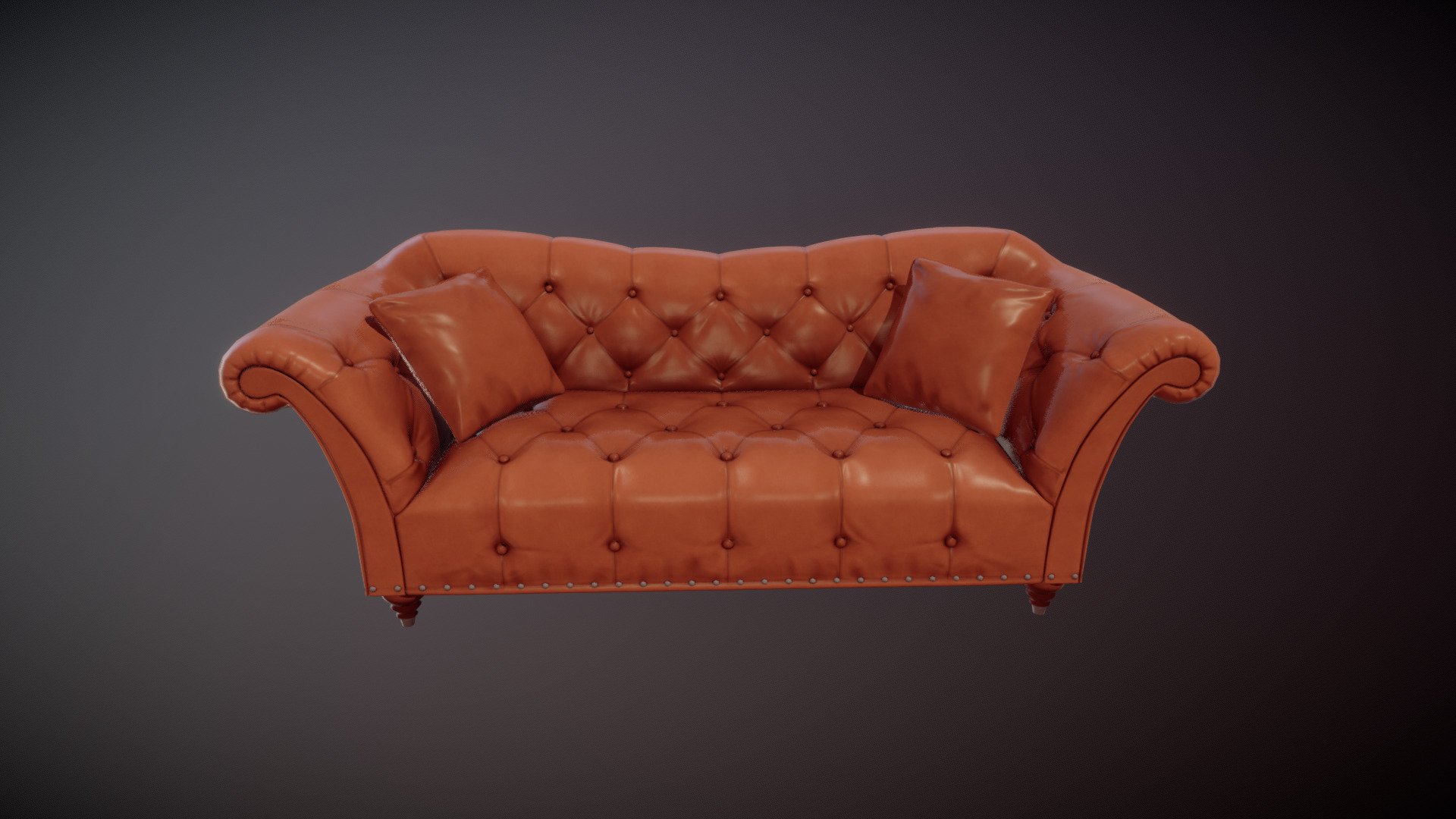 Leather Sofa Ellen  You can buy this model here &ndash;&amp;gt; - Sofa Ellen - 3D model by VitSh 3d model