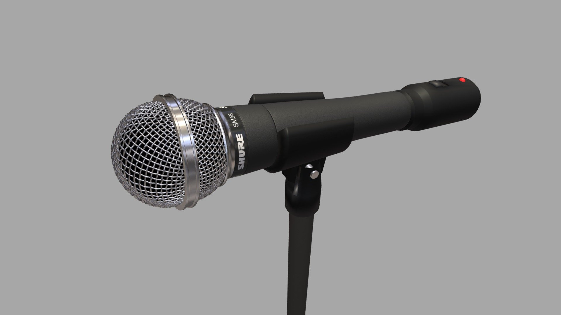 SM58 DYNAMIC MICROPHONE - SM58 MICROPHONE - Buy Royalty Free 3D model by Davide Specchi (@Davide.Specchi) 3d model