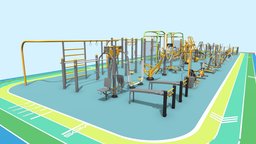 WorkOutPark fitness, park, workout, fitness-machine, fitness-equipment, sport, sportpark, fitnesspark, sportmachine