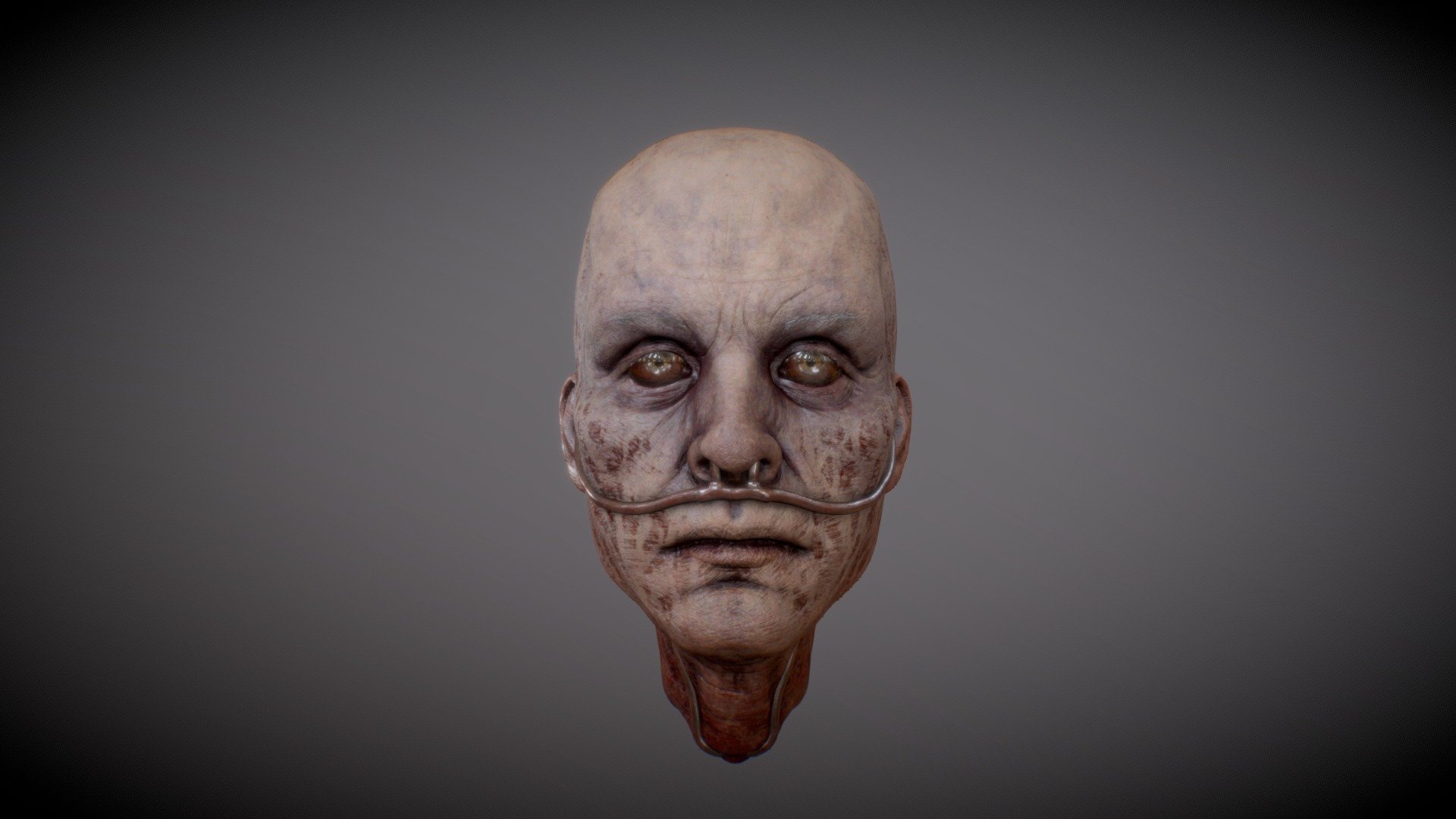 Head of the Rebreather model 3d model