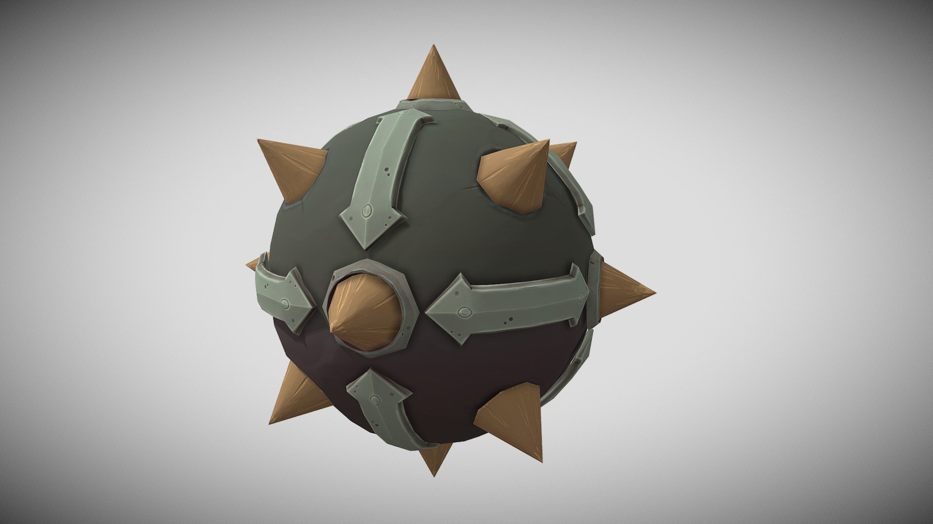 bomb stylize, game ready model - bomb stylize - 3D model by sergey.nikulshin94 3d model