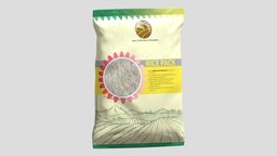 Rice Pack Low Poly PBR food, other, dinner, rice, asian, brown, vr, meal, ar, seed, chinese, kitchen, cooking, lunch, grain, miscellaneous, grocery, crop, asset, game, 3d, low, poly, japanese, unpolished