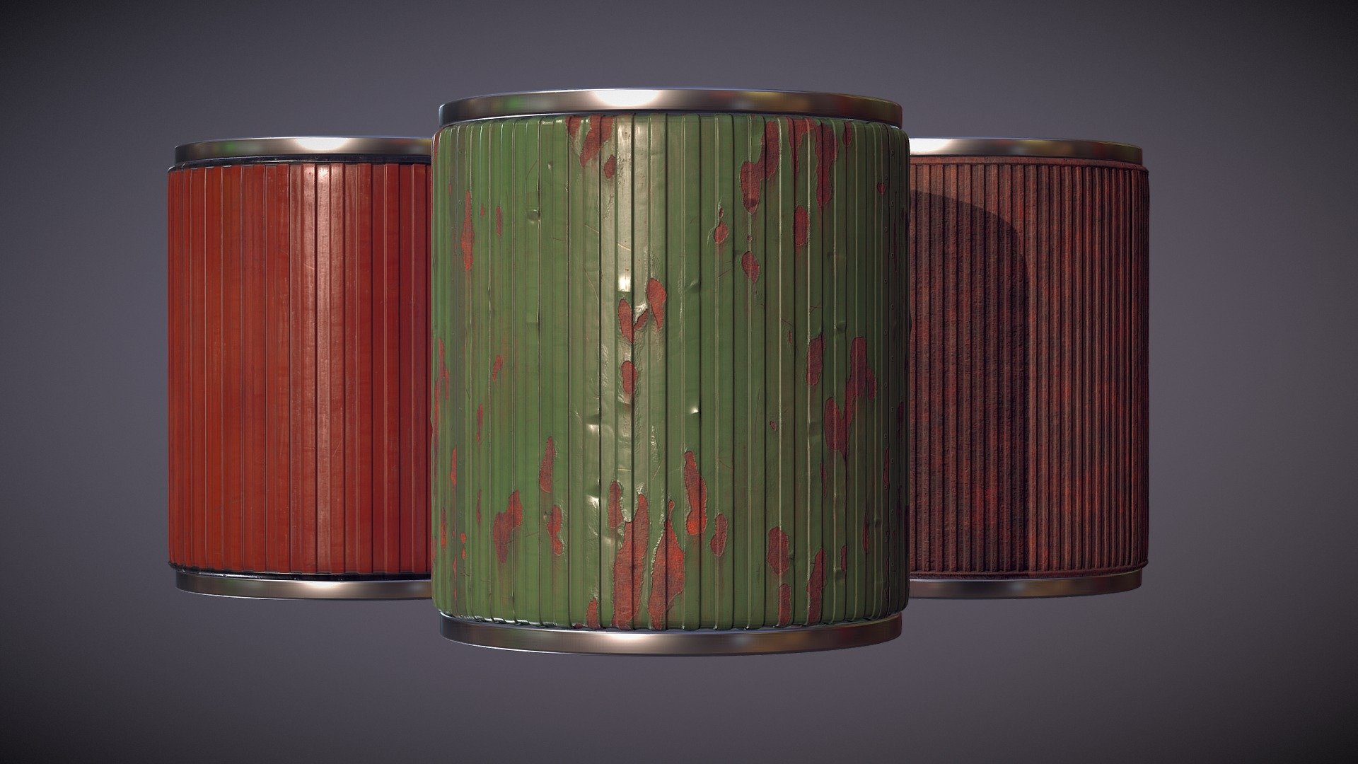 Procedural Metal Sheets, textured in Substance Designer.

Artstation Post: https://www.artstation.com/artwork/094EG - Metal Sheets - 3D model by soidev 3d model
