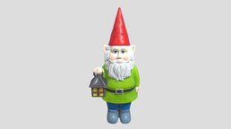 Sculpture 3D Cartoon Santa Claus santa, claus, cartoon, 3d, sculpture