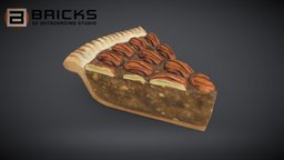 PiePecanPiece gamereadyasset, 3dgameasset, bricks3dstudio, vietnam3dartoutsource, piepecanpiece, piepecanpiece3dmodel, piepecanpiece3dasset, piepecanpiecegameready, gamereadypiepecanpiece