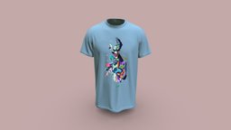 Blue Tee Design virtual, cloth, textile, top, new, tee, obj, vr, ar, fbx, df, making, garment, apparel, tops, gltf, newdesign, textiledesign, nft, design, digital, clothing, digitalclothing, digitalfashion, appareldesign, fabricmaking, apparelclothing, digitalfabric, apparelhub, topdesign, topclothing, 3dappareldesign, nftclothing, textledesign, arclothing, vrclothing, 3dclothdevelopment, gamrmentdesign, 3dgarments