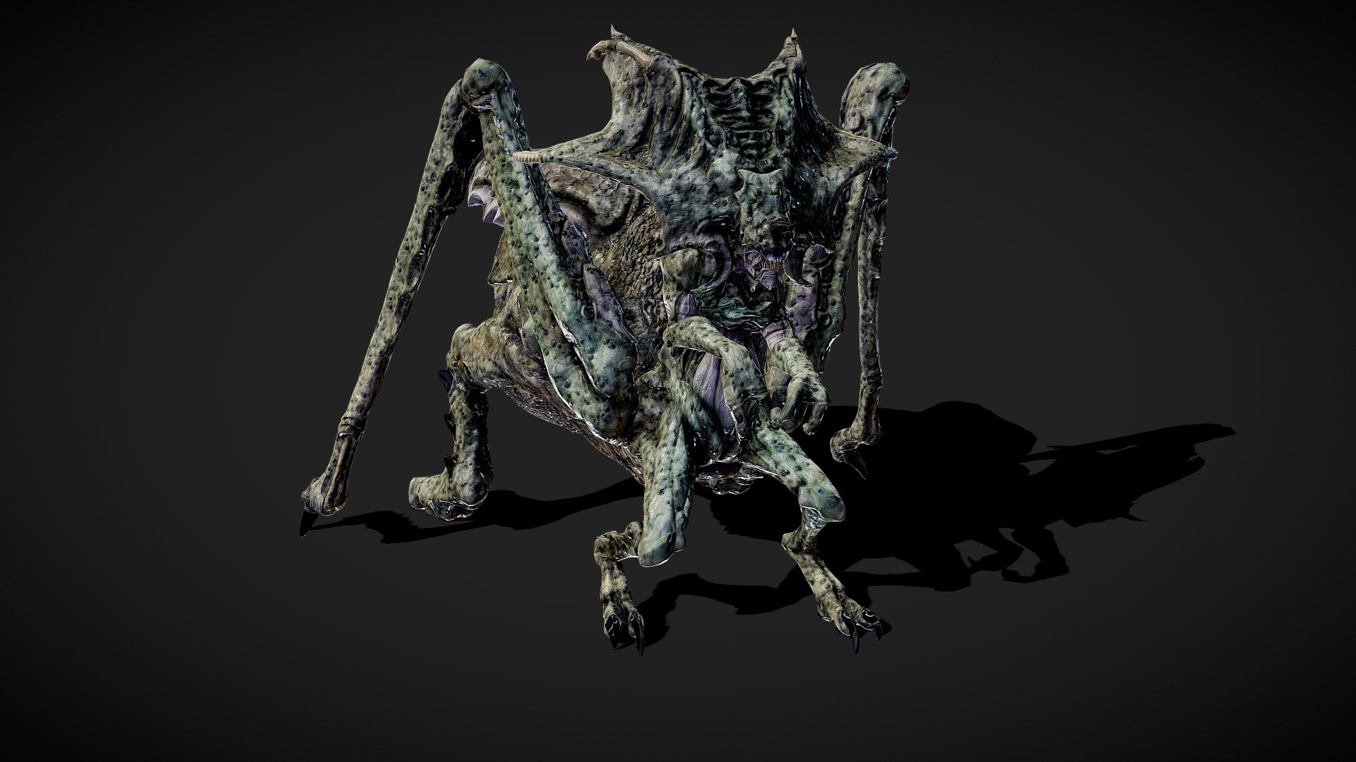 Some Alien Queen design for game ^^ - Queen - Buy Royalty Free 3D model by xrenou 3d model