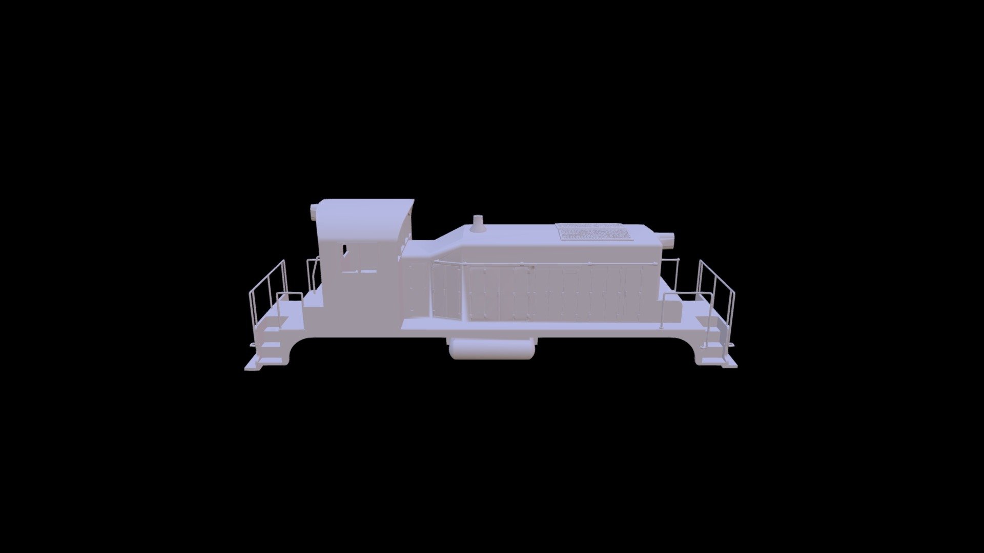 Almost finalized version of N Scale SW1 diesel engine 3d model