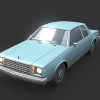 Buick Skylark automobile, vintage, retro, 80s, buick, 1980s, coupe, gm, skyhawk, skylark, asset, 3dsmax, vehicle, substance-painter, car