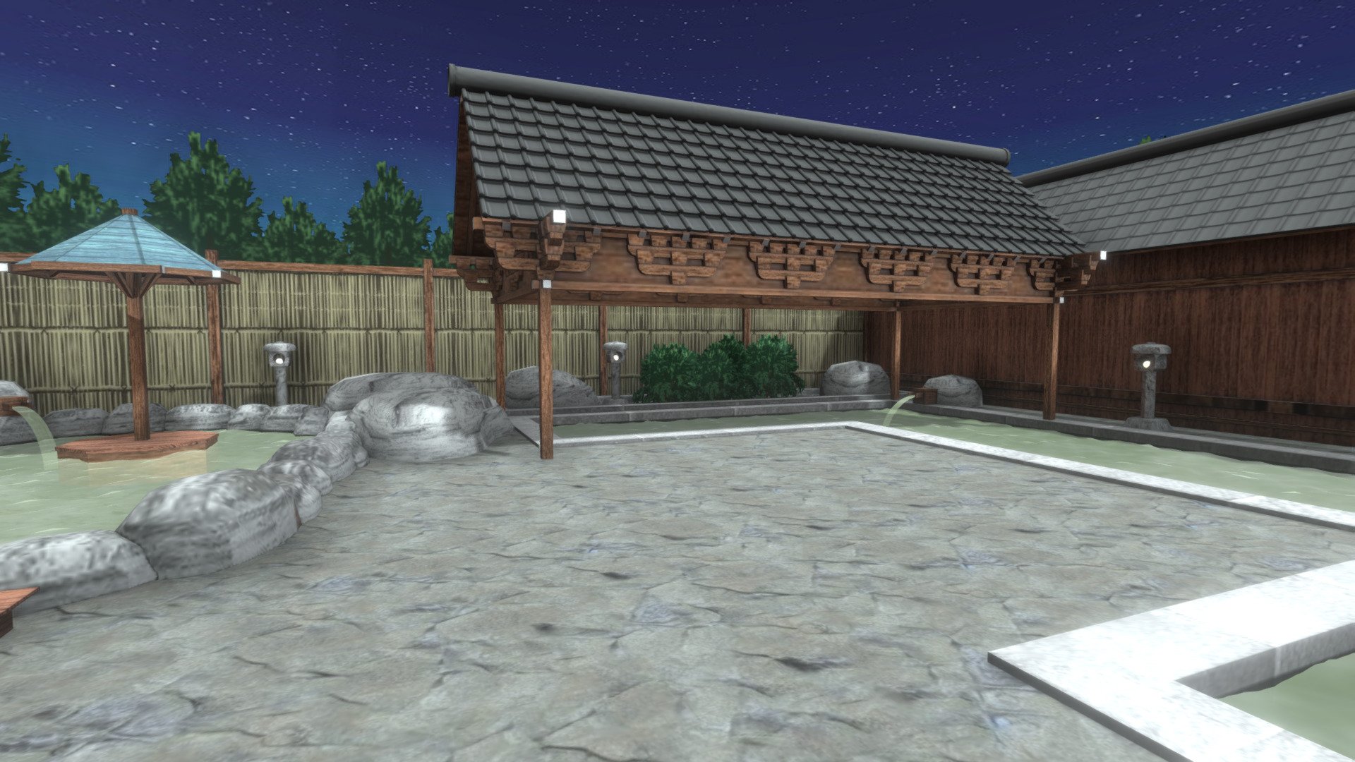 Onsen - 3D model by yuki (@yuki004002) 3d model