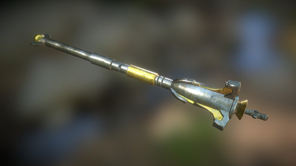 by Justin Nichol and Clint Bellanger - Magic Mace - Download Free 3D model by clintbellanger 3d model