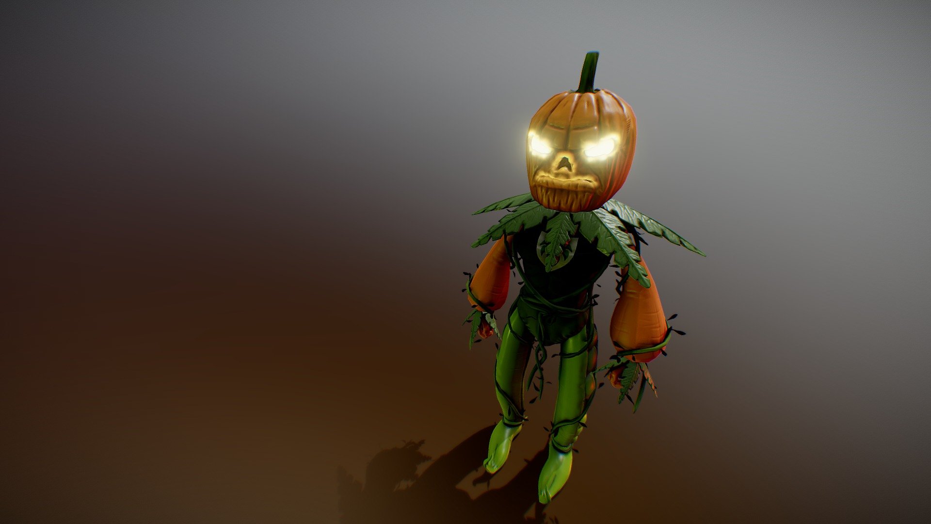 Leguman is the Heroe of the garden in Ketch'Up &amp;amp; May'O - Leguman - 3D model by BlackantMaster 3d model
