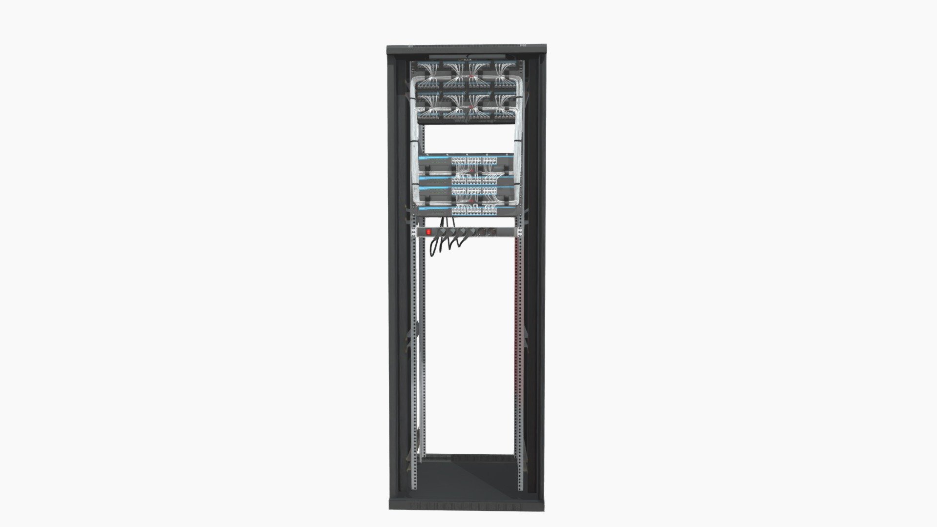 OPENETICS - Smart Rack Plus 42U (2) | 6A UTP Cca - 3D model by OPENETICS 3d model