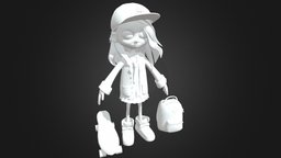 WIP Cartoon Character sculpt, school, mesh, kid, skate, skateboarding, sculpting, modelado, personaje, 2d, reference, wip, props, scultpure, details, chica, tpose, olivia, animegirl, digital3d, props-assets, cartooncharacter, girl-model, props-game, estudiante, anime3d, studentproject, anime-3d, apose, anime-character, digital2d, character, modeling, girl, cartoon, 3d, gameart, model, zbrush, "student", "anime", "noai"