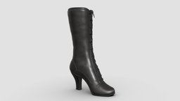 Vintage Boots style, leather, vintage, clothes, shoes, boots, colored, cabaret, leather-shoes, fashion-style, substancepainter, maya, asset, noai