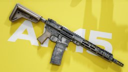 AR15 with LODs rifle, m16, army, semi, ar15, m15, tarkov, army-gear, military