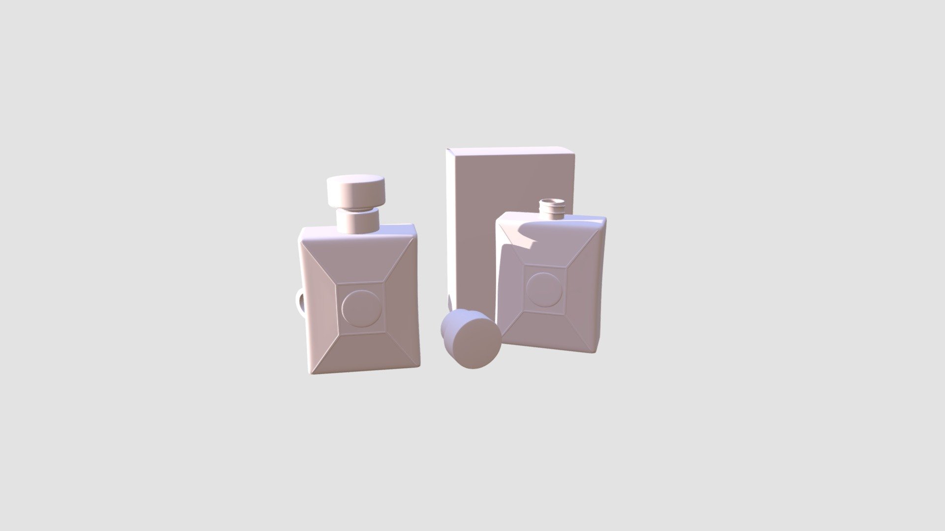 Highly detailed model of modern cosmetics with all textures, shaders and materials. It is ready to use, just put it into your scene 3d model