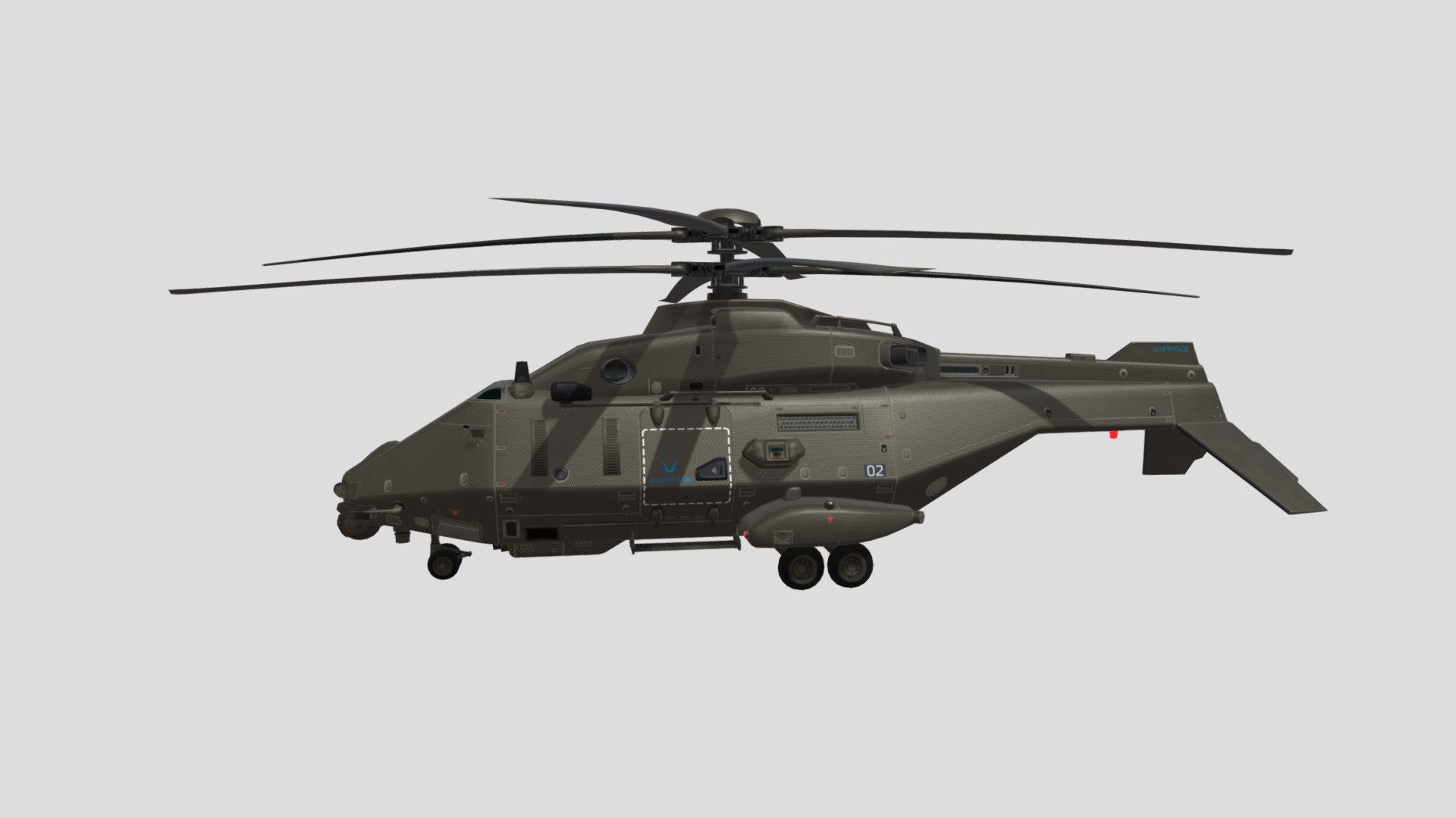 Large aerospace passenger aircraft 3D model - Large aerospace passenger aircraft 3D model - Buy Royalty Free 3D model by Jackey&Design (@1394725324zhang) 3d model