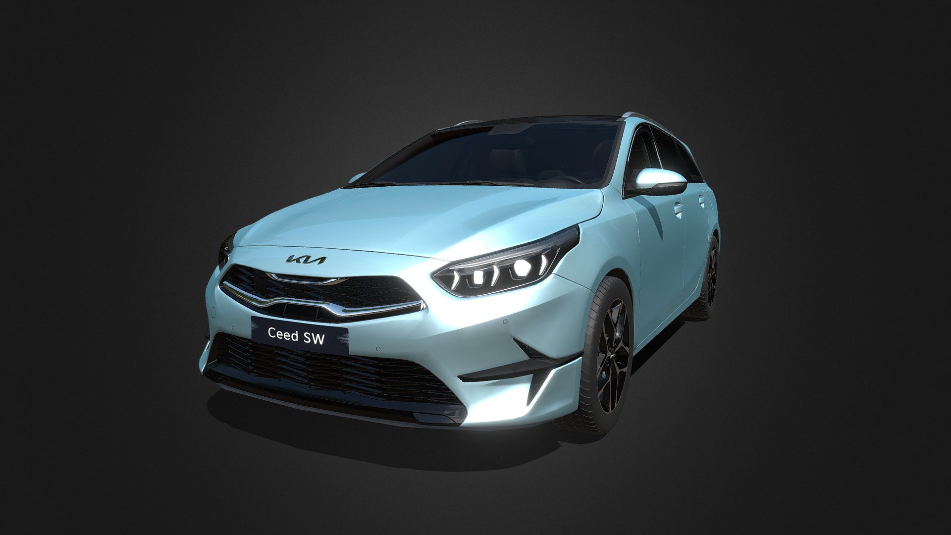 Kia Ceed Sportwagon 2021 - 3D model by Davidson (@a0930582398) 3d model