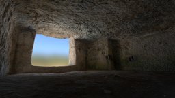 Room on the edge of the cliff, Chufut Kala room, crimea, photoscan, 3dscan
