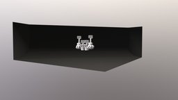 4 stroke engine working piston and crank shaft materials, piston, engine, castiron, blender3d, car, animated, bones