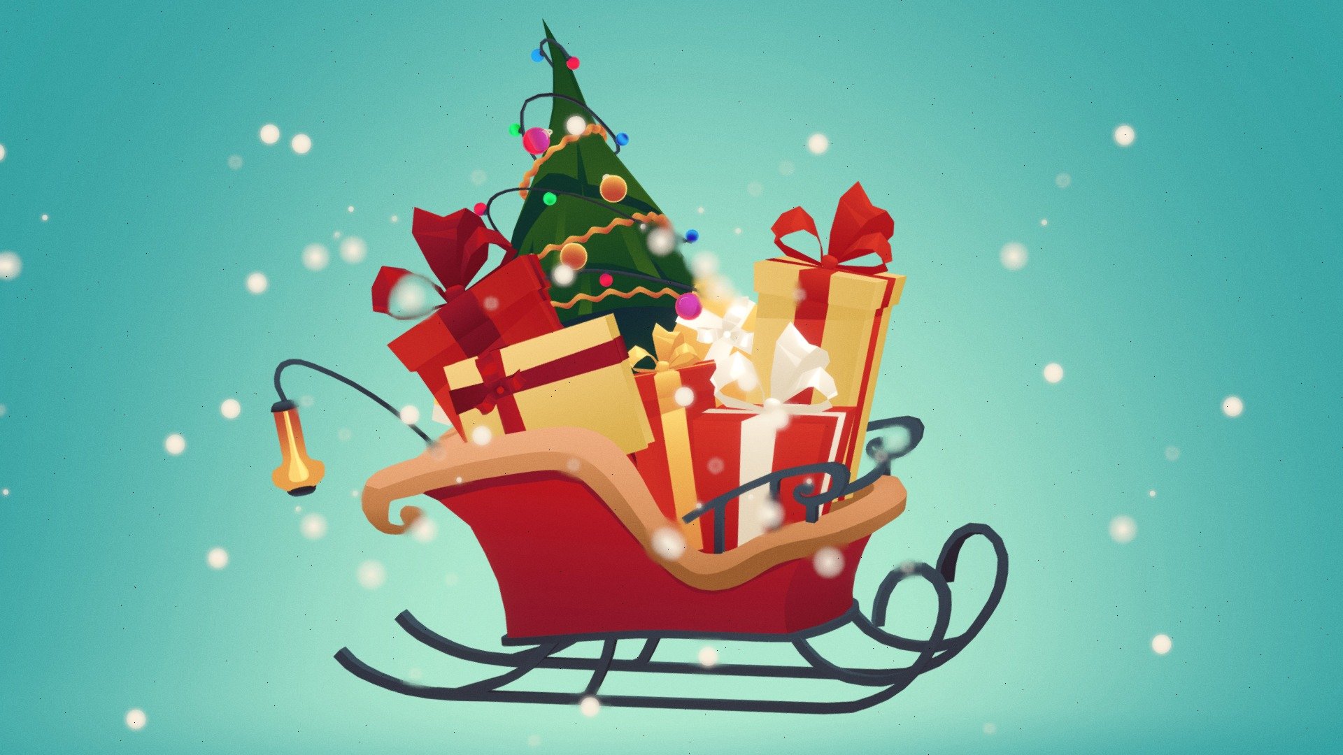 **Cute Unlit Santa's Sleigh **

Textured with gradient atlas, so it is performant for mobile games and video games.

Like a few of my other assets in the same style, it uses a single texture diffuse map and is mapped using only color gradients. 
All gradient textures can be extended and combined to a large atlas.

There are more assets in this style to add to your game scene or environment. Check out my sale.

If you want to change the colors of the assets, you just need to move the UVs on the atlas to a different gradient.
Or contact me for changes, for a small fee.

-------------Terms of Use--------------

Commercial use of the assets  provided is permitted but cannot be included in an asset pack or sold at any sort of asset/resource marketplace.*

9213140

5207418 - Santa's Sleigh - Buy Royalty Free 3D model by Stylized Box (@Stylized_Box) 3d model