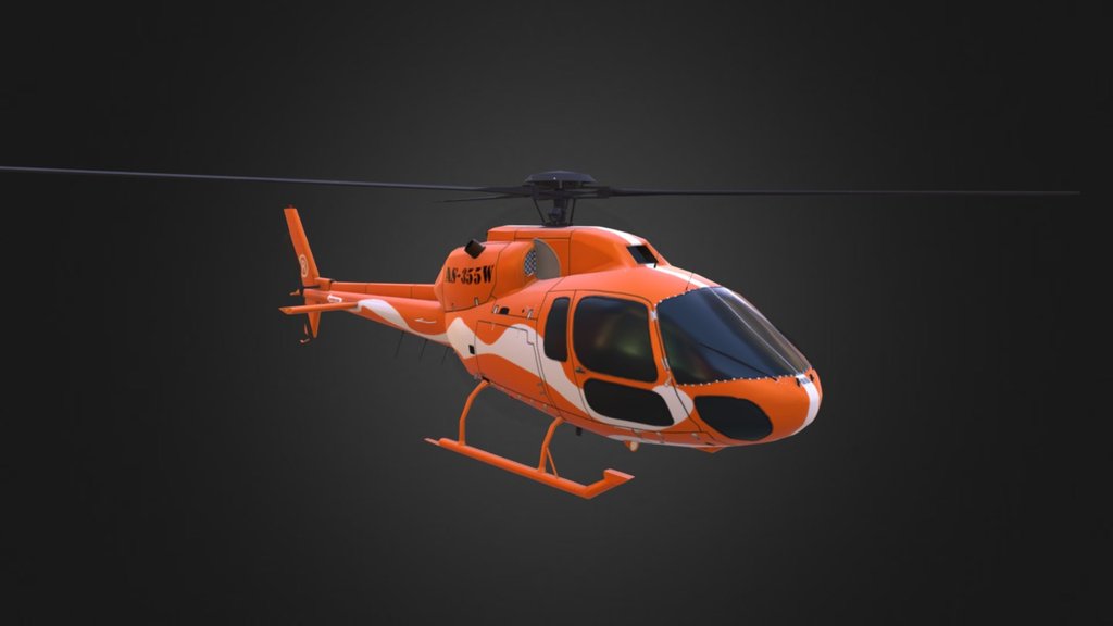 Helicopter - 3D model by remebox 3d model