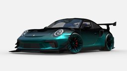 3d model 911 GT3 RS 911, germany, au, rs3, usa