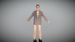 Young elegant woman ready for animation 452
