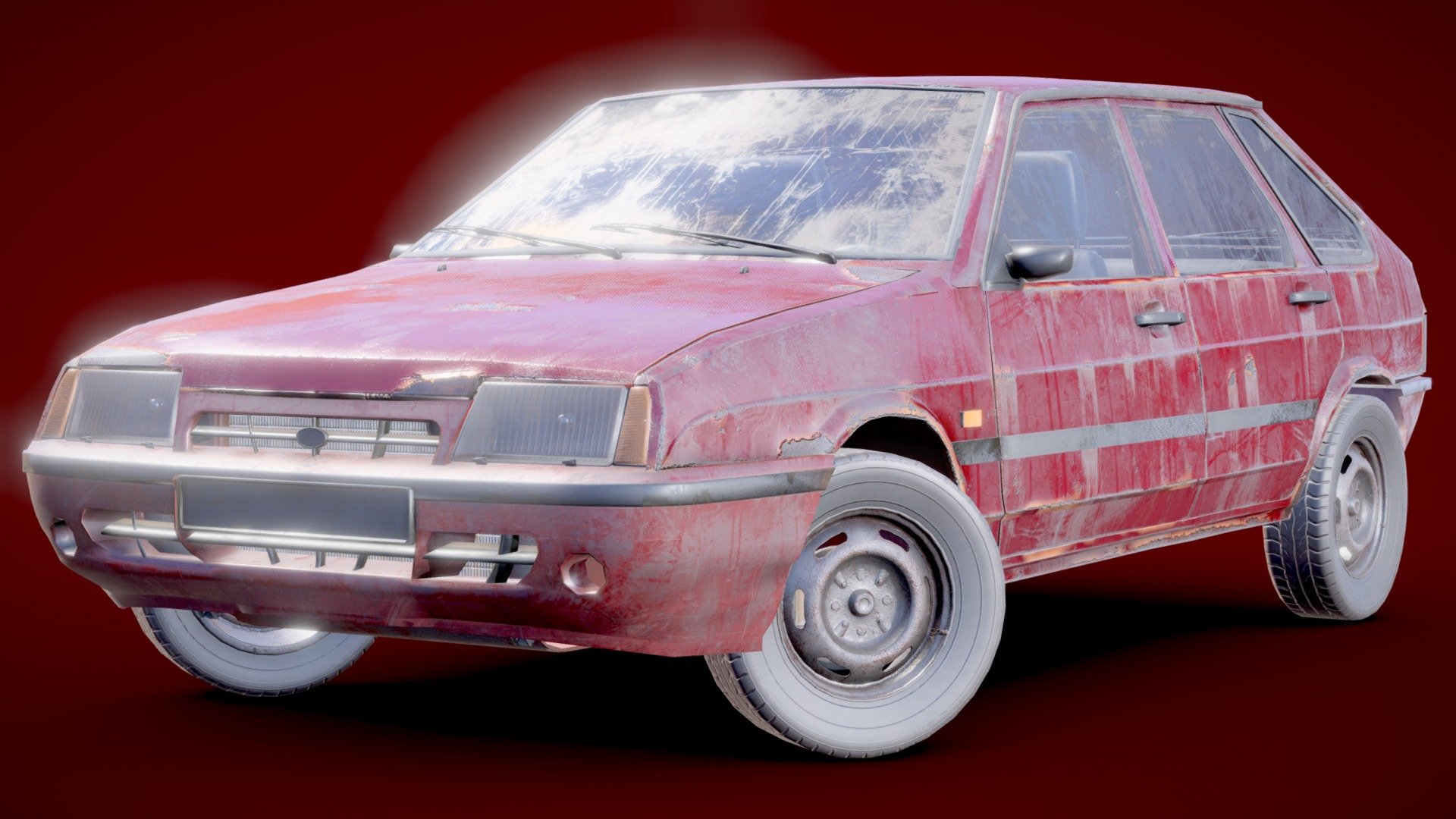 Lada - 2109 (Baltic) - Lada - Baltic (2109) - 3D model by sMoKi (@SevKa) 3d model