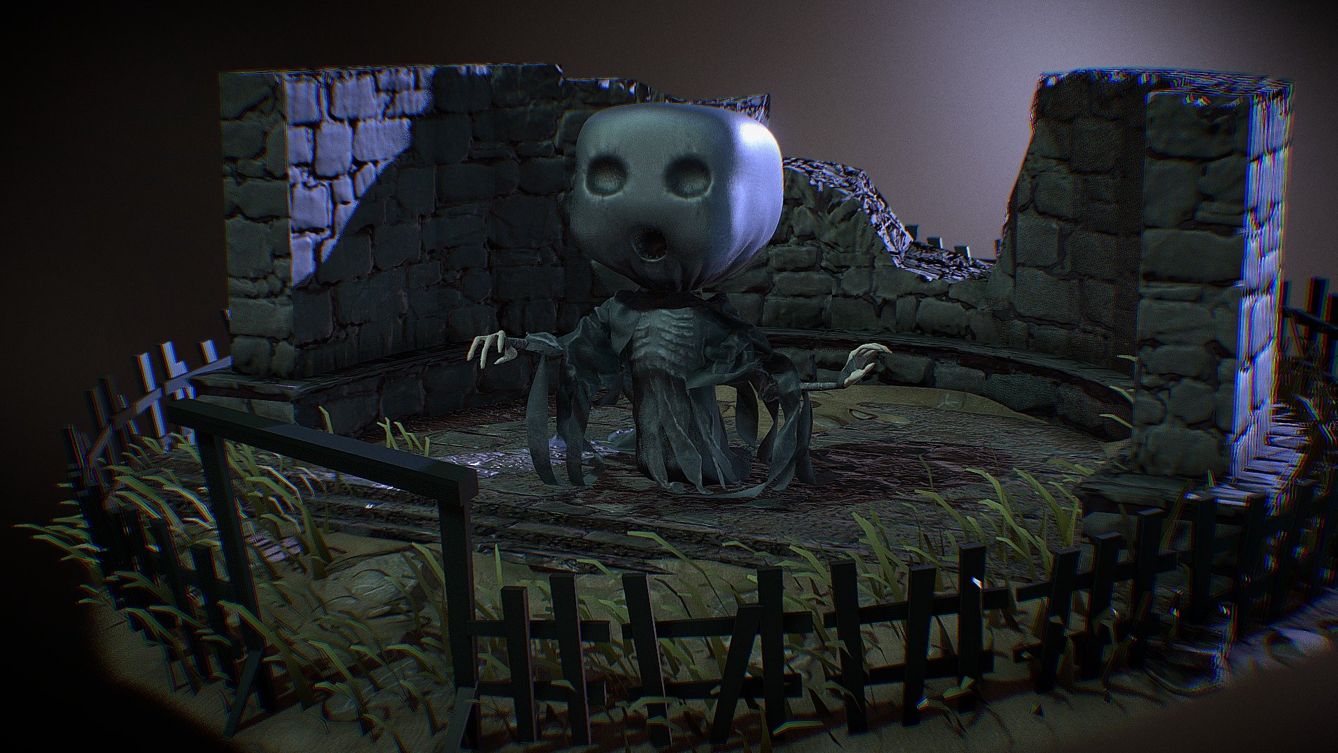 I got this Funko Pop dementor as a gift from my wife and I liked it so much that I decided to make a 3D version of it. All that work&hellip;Worth it!  Enjoy! :D

https://www.artstation.com/artwork/RWnry - Dementor - cartoon - Download Free 3D model by João Lacerda (@panc0) 3d model