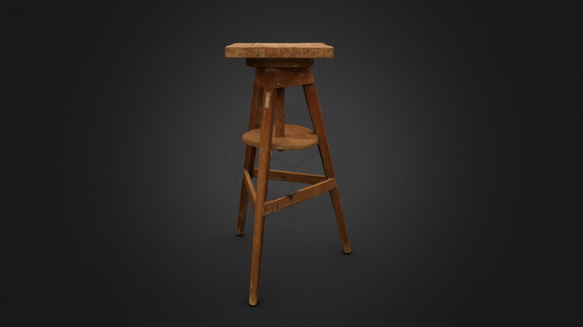 Sculptors Studio Work Easel - 3D model by Tatjana (@tatjana_mijatovic) 3d model