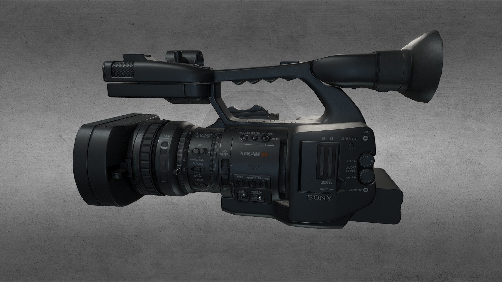 Sony Camera - 3D model by Taeyeon_0309 (@qq1743814393) 3d model