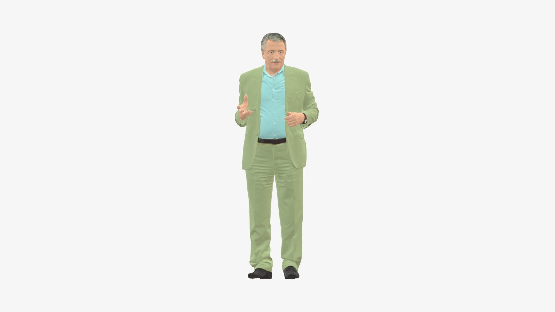 We provide unique 3d scanned models with realistic proportions for closeup and medium-distance views in artworks, paintings and classes. As well as architectural visualization projects.

Main features:




high-end realistic 3d scanned model;

realistic proportions;

highest quality;

low price;

saves you time for more time in landscaping and interiors visualization.

FEATURES 




3d scanned model 

Extremely clean

Edge Loops based

smoothable

symmetrical

professional quality UV map

high level of detail

high resolution textures

real-world scale

system unit: cm

TEXTURES 




Textural Resolution: 4096 x 4096

Color Map

The model is suitable for stereolithography 3d printing 

The model is also ready for fullcolour 3d printing - Man in age in bright brown suit 0936 - Buy Royalty Free 3D model by 3DFarm 3d model