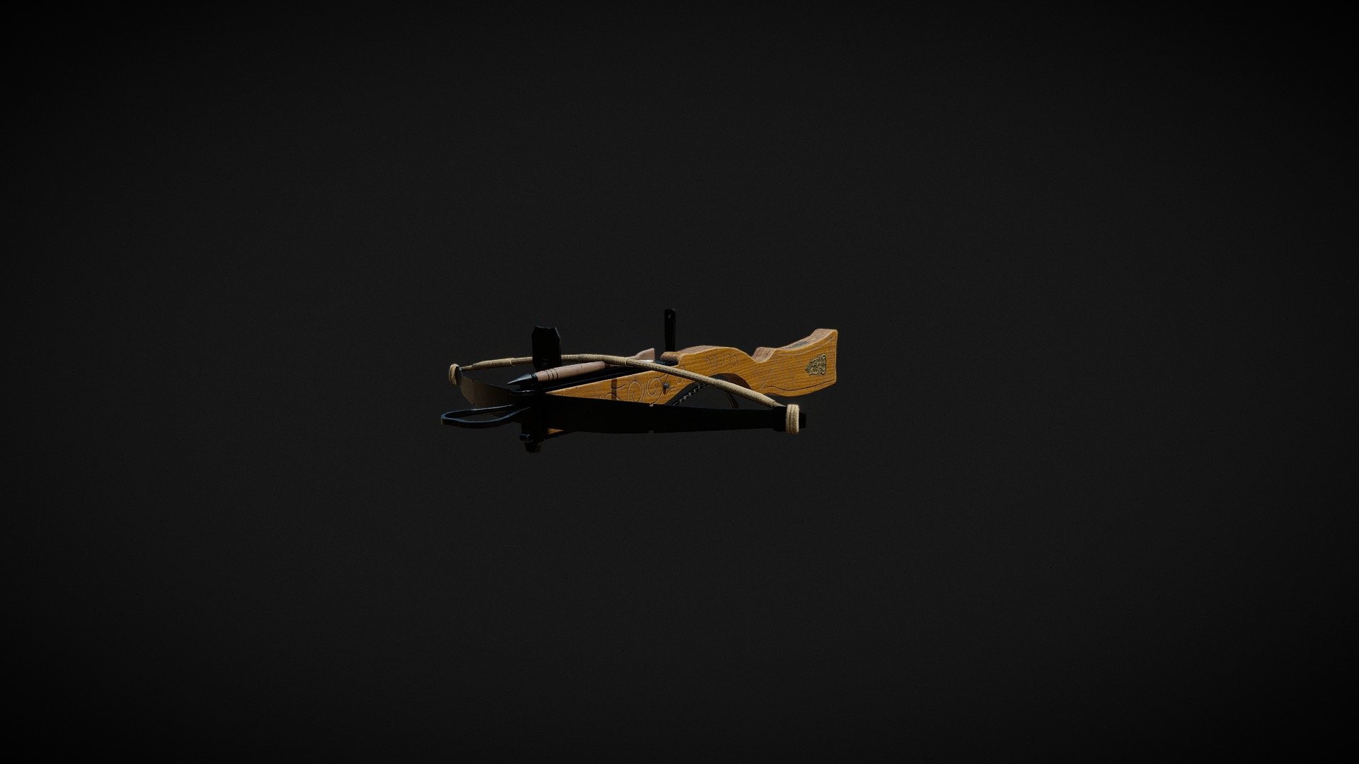 Another 1 and a half week project of a medieval heavy crossbow. Inspired after a portfolio critique and been wanting to create a medieval/fantasy inspired piece for some time now.

Modelling done in Maya with certain detailed parts such as the wood carvings and stock ornaments done with the help of Zbrush and photoshop. Textured with substance painter and rendering done on Unreal engine 5.

This might be my last project in a while since I have an actual full time job that I have to attend to, however I will be back with more projects in the future and will keep on improving my skills as required. Wishing to finally work at a studio real soon 3d model