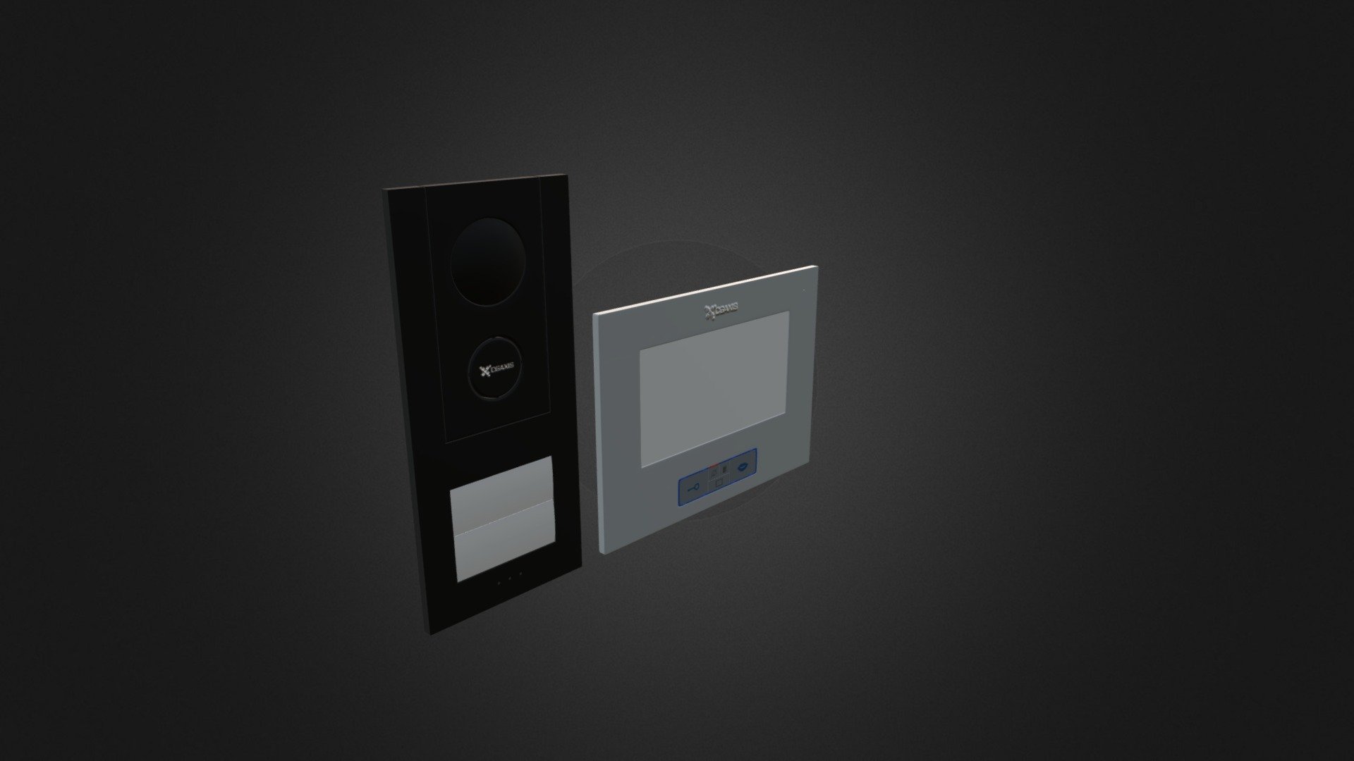 telecom - Video Door Phone - Buy Royalty Free 3D model by cgaxis 3d model