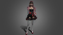 Missy Sweetheart Bundle_Free Fire freefire, booyah, elitepass, freefirecharactermodel3d, freefire3dmodels, freefiregunskin