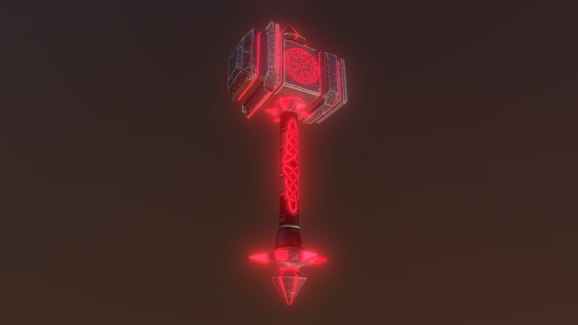 3d low-poly model,modeled and textured in blender - Fantastic Hammer 2 - Buy Royalty Free 3D model by pinotoon 3d model