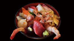 女川丼 food, japan, scaniverse