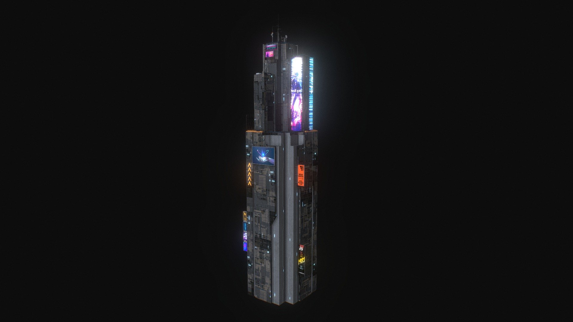 Cyberpunk Futuristic building Kitbash Bundle_011
more details in https://www.artstation.com/marketplace/p/K5YaP/scifi-building-cyberpunk-futuristic-building-kitbash-bundle - Cyberpunk Futuristic building Kitbash Bundle_011 - 3D model by Zippy (@zhipenlee) 3d model