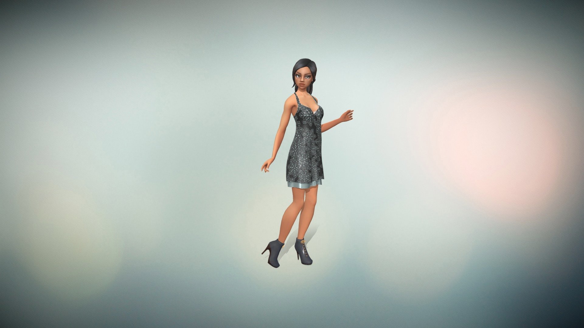 The Modular Character series is a collection of base characters &amp; add-on packs for Unity, which can be endlessly customized. The Stylized Female Base comes with numerous clothing &amp; cosmetic options. It's available on the Unity Asset Store and www.stellargameassets.com.

Each base character features a selection of demo scenes and tools to easily save character prefabs and presets without touching a line of code, but the System is powerful enough to be extended for custom use as well. The System uses a slot-based process to allow you to mix and match parts, adjust body and face morphs, and change materials. Check out the documentation here 3d model