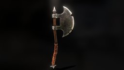 Axe wooden, woodworking, a, axe-weapon, woodcutterax, woodcutting-axe