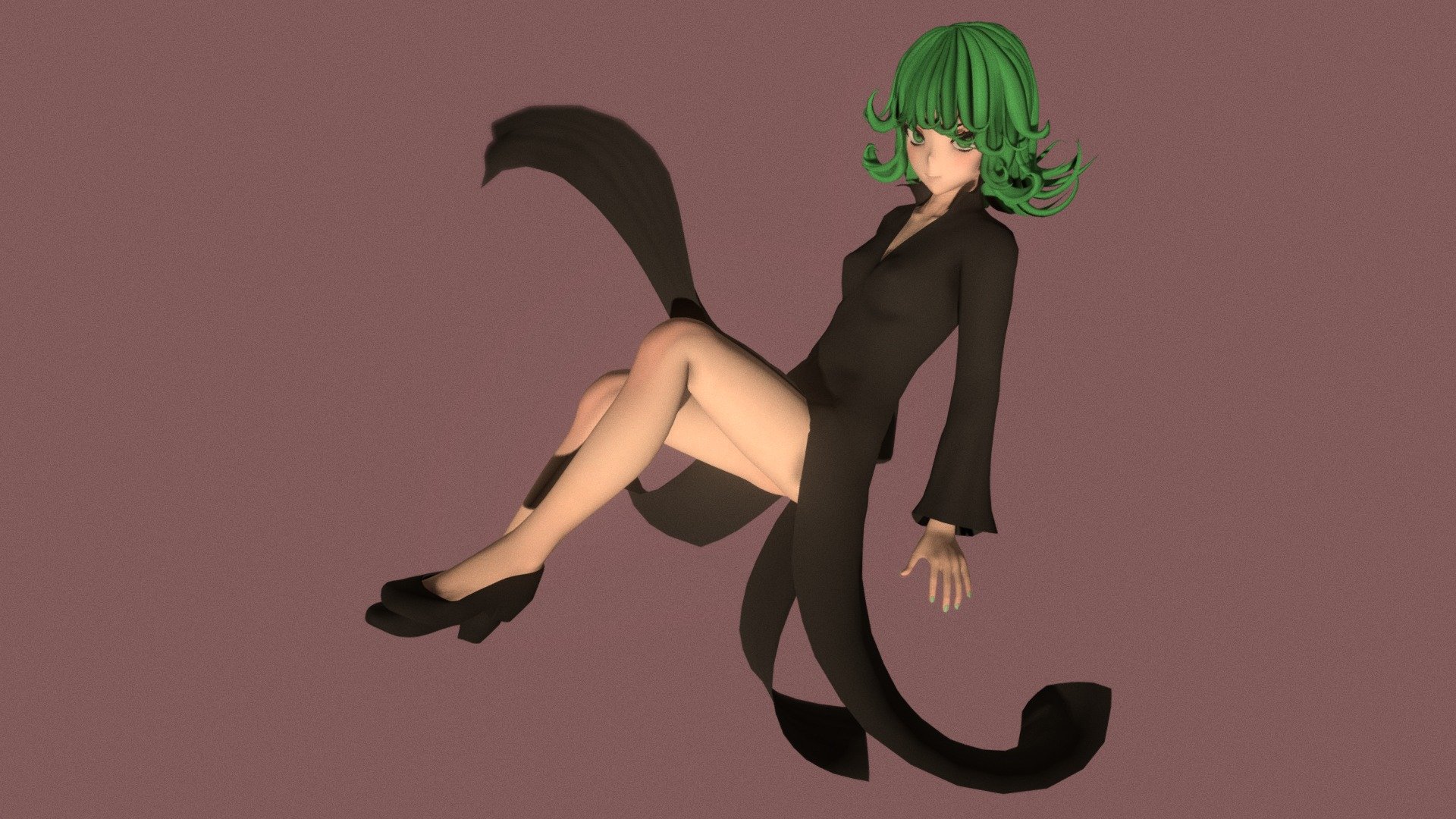 Posed model of anime girl Tatsumaki (One Punch Man).

This product include .FBX (ver. 7200) and .MAX (ver. 2010) files.

Rigged version: https://sketchfab.com/3d-models/t-pose-rigged-model-of-tatsumaki-e369fd71e88e4191b335c974b022eed5

I support convert this 3D model to various file formats: 3DS; AI; ASE; DAE; DWF; DWG; DXF; FLT; HTR; IGS; M3G; MQO; OBJ; SAT; STL; W3D; WRL; X.

You can buy all of my models in one pack to save cost: https://sketchfab.com/3d-models/all-of-my-anime-girls-c5a56156994e4193b9e8fa21a3b8360b

And I can make commission models.

If you have any questions, please leave a comment or contact me via my email 3d.eden.project@gmail.com 3d model