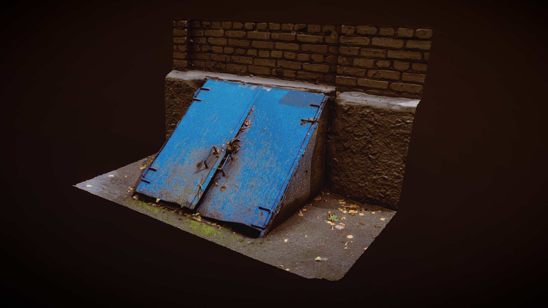 Old Metal Basement Door 02 - Old Metal Basement Door 02 [RAW] - Download Free 3D model by Alexander Komendant (SashaRX) (@Sasharx) 3d model