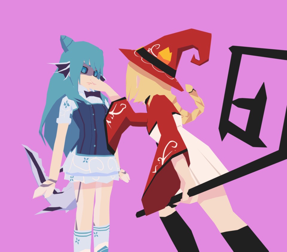 commissioned by flarechess - The Sorceress & Jack - 3D model by Wo!262 (@wo262) 3d model