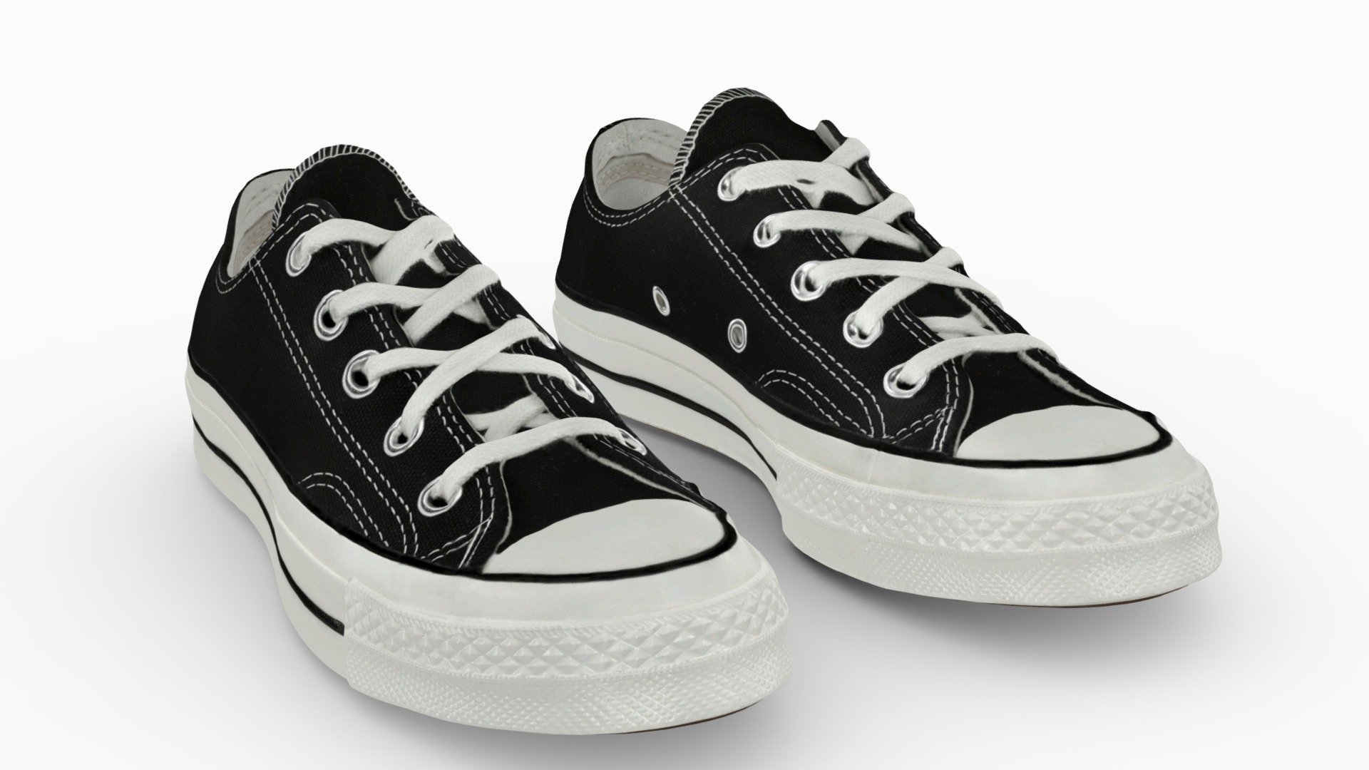 A Very Detailed shoes with High-Quality .

The Mesh is UV unwrapped.

4096x4096 Texture Maps jpg，in the compressed file rar.

File Formats :

FBX .OBJ .stl.collada(dae).Maya2019,Texture(jpg format).

If you want to modify the color of the shoes, it is easy to do with photopshop. The screenshot shows how to do it.

This is a professional scanning agency, if there are any shoes that are not included, please let me know.My E-mail:951723610@qq.com,It will helps a lot.

Don't forget to check my other sneakers,Have a nice day：） - Converse - Buy Royalty Free 3D model by Vincent Page (@vincentpage) 3d model